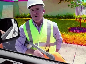 Straight construction worker gets trapped into gay sex
