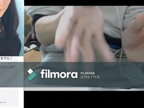 Good feeling after virtual sex on SNS with Japanese partner