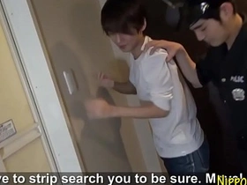 Gay sex with an Asian twink with hardcore anal sex