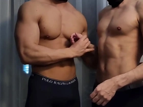 Muscular boyfriend gives a hot interracial sex with a rough anal finish.