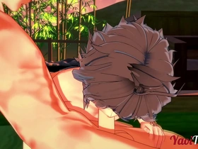 Sieg and Shirou’s hot onsen scene: a steamy yaoi experience with rough anal and mouthful of cum