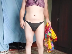 Hot shemale CrossdresserKitty in a steamy scene with a big ass