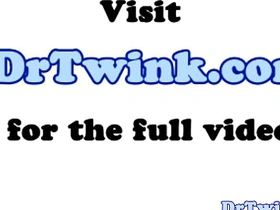 Young Asian man gets anal sex with a toy in a doctor’s office.