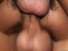 Young Asian boy gets to experience a group sex with piss and cock sucking