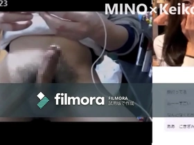 Virtual sex on social media with Japanese sima on 23rd October 2019: Creampie