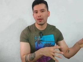 An electrician accidentally drills his large penis while working for two gay boyfriends.