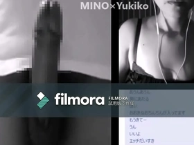 Virtual sex on social media with Japanese beauty Yukiko.