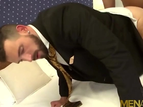 Enzo Rimenez, the suited businessman gets some anal action from gay Dato Foland.