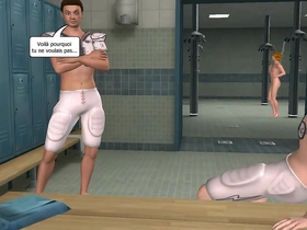 Animated gay porn: The Prince of the Desert in French.