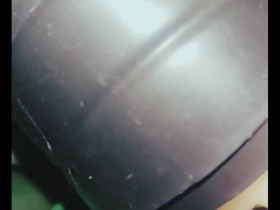 Beautiful Asian woman enjoys sucking and fucking with a toy.