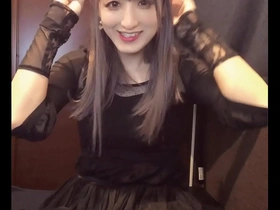 Beautiful crossdressers solo pleasure show