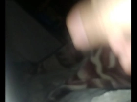 Indian gay guy masturbates with a big dick