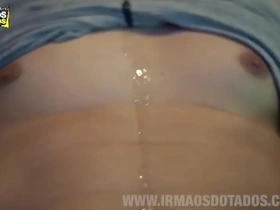 Amateur gay masturbation and blowjob action