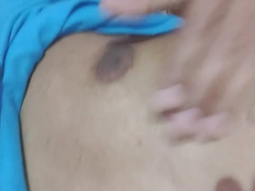 An uncut gay Indian man showing off his body and small penis.